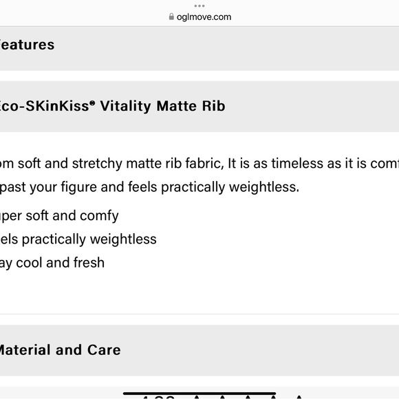 OGL MOVE - Eco-SkinKiss® Ruched Sides Square Brami Tank Top - Oxford Blue, M - Picture 6 of 10